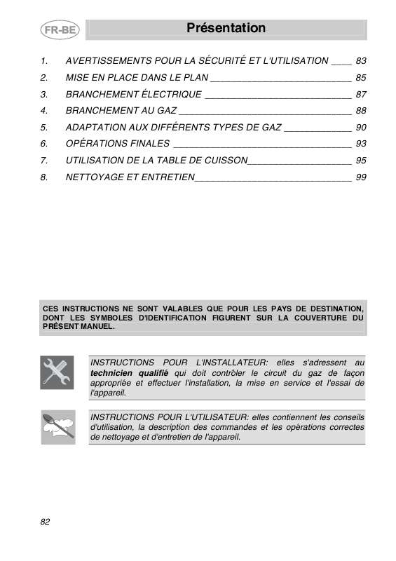 Mode d'emploi SMEG SRV596