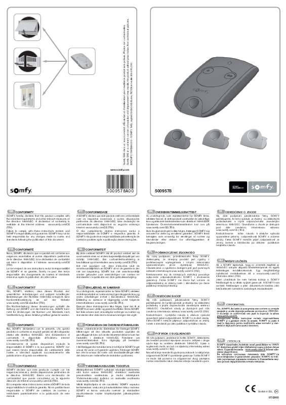 Notice SOMFY KEYTIS 2 - Trouver une solution à un problème SOMFY KEYTIS