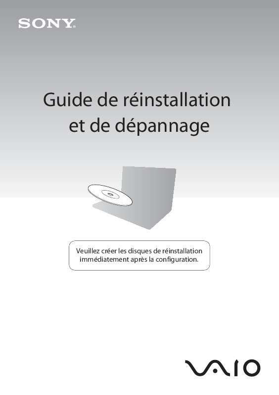 Mode d'emploi SONY VAIO VPC-W21S1R/T