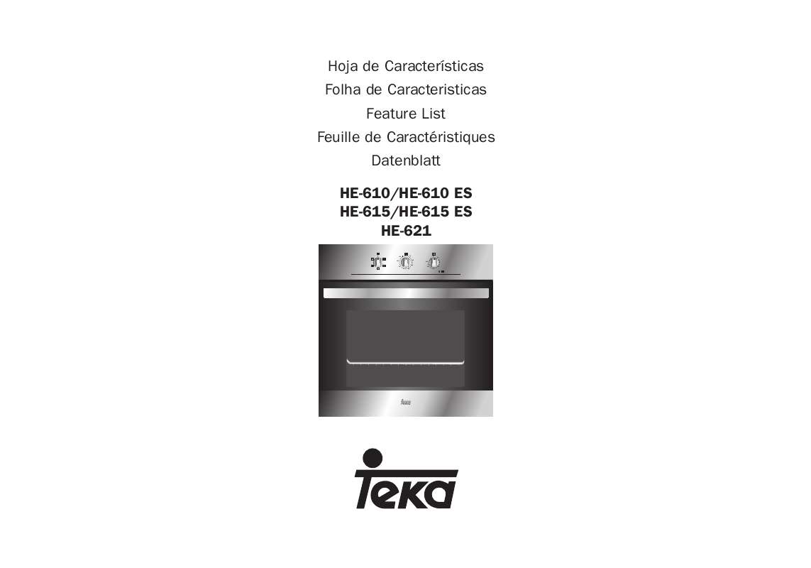 Mode d'emploi TEKA HE-610