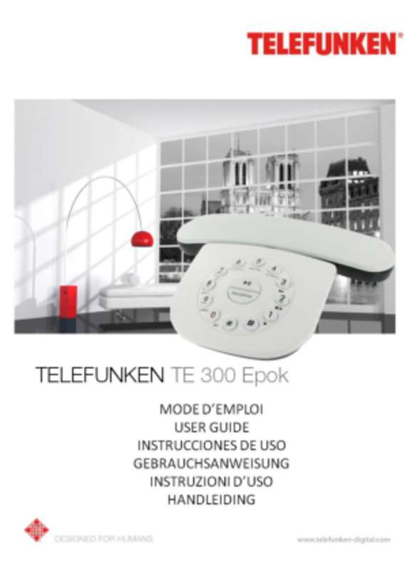 Mode d'emploi TELEFUNKEN TE301 EPOK