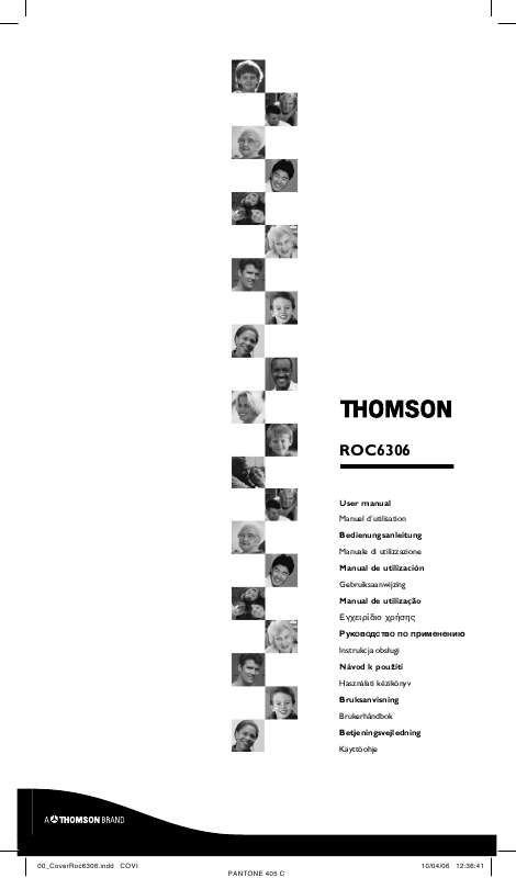 Mode d'emploi THOMSON ROC6306