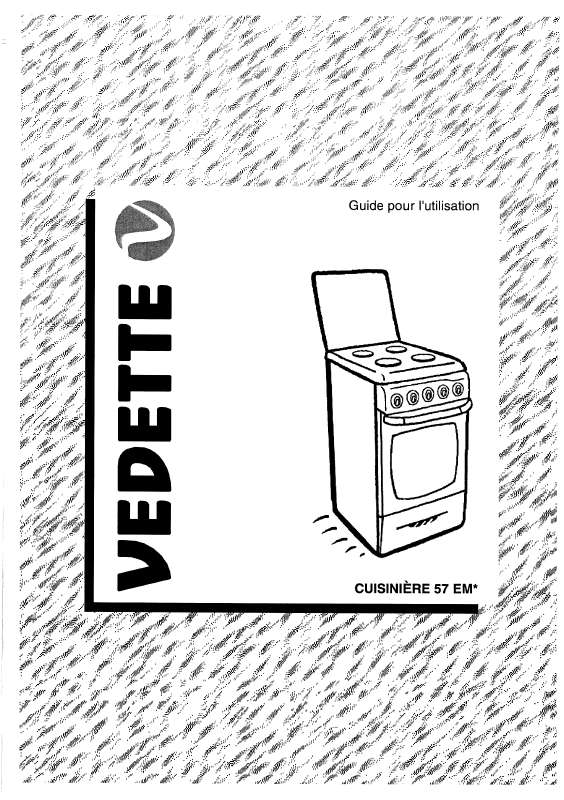 Mode d'emploi VEDETTE 58EM