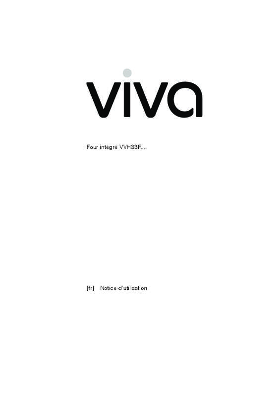 Mode d'emploi VIVA VVH33F4850
