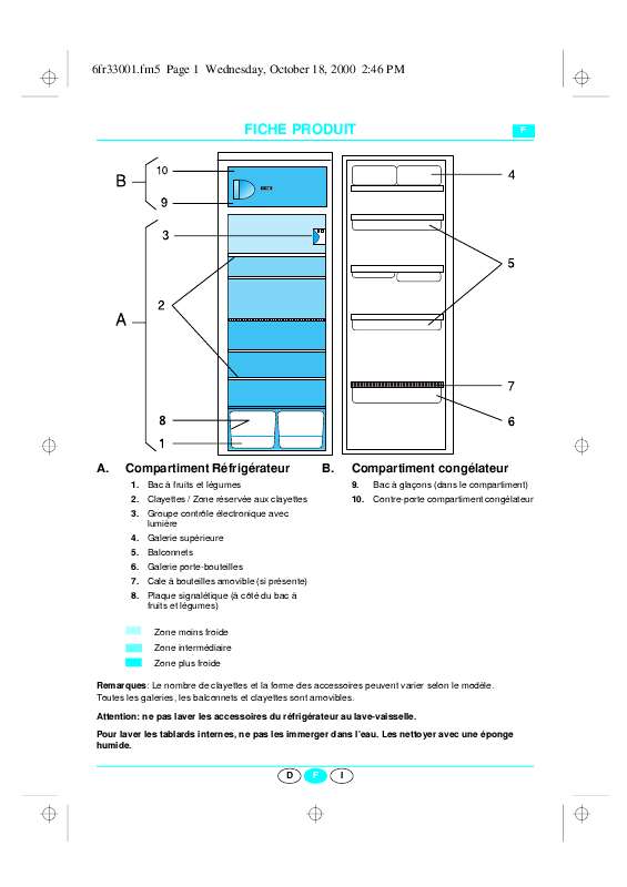 Mode d'emploi WHIRLPOOL 646.4.12