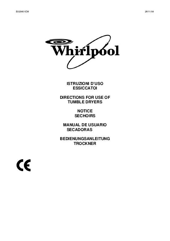 Notice WHIRLPOOL ADN 492 Trouver une solution à un problème WHIRLPOOL