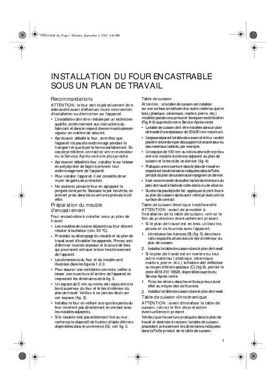 Mode d'emploi WHIRLPOOL AKP 333 IX