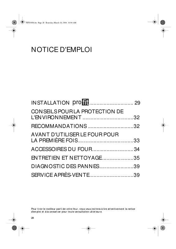 Mode d'emploi WHIRLPOOL AKZ 432/IX