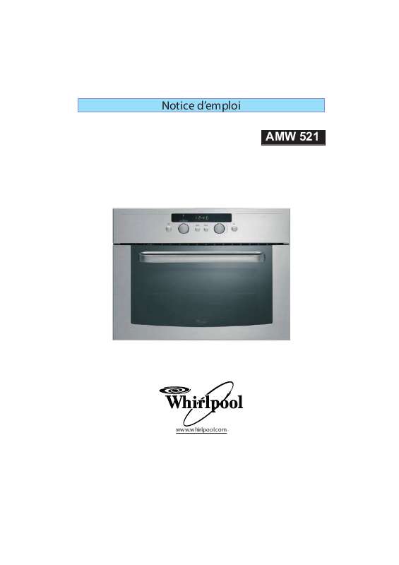 Mode d'emploi WHIRLPOOL AMW 521 WH