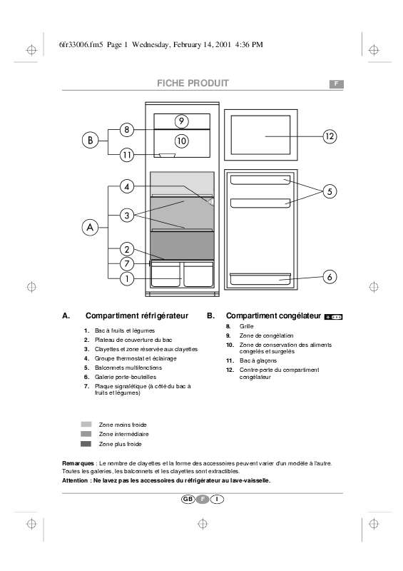 Mode d'emploi WHIRLPOOL DD190