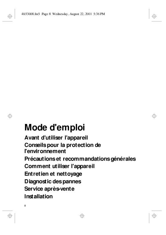 Mode d'emploi WHIRLPOOL DDLE 3790 IN