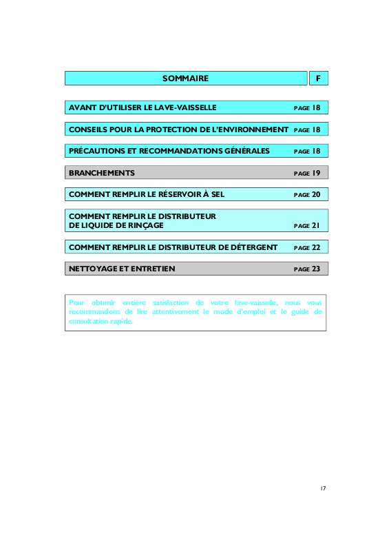 Mode d'emploi WHIRLPOOL FUN 630 S BR