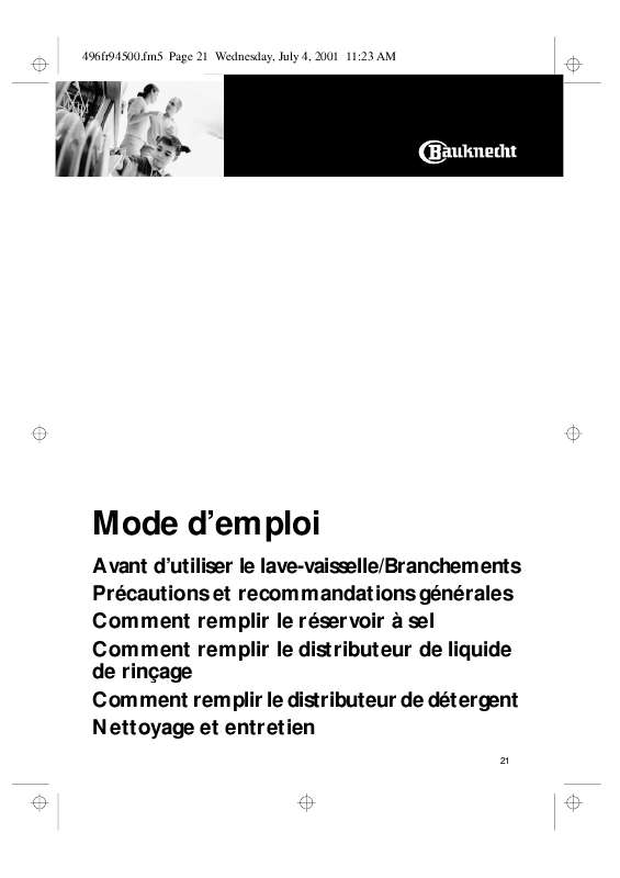Mode d'emploi WHIRLPOOL GCI 5740 W-IN