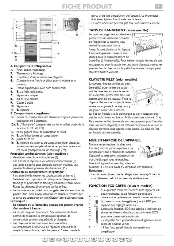 Mode d'emploi WHIRLPOOL KG PL 931 A IO