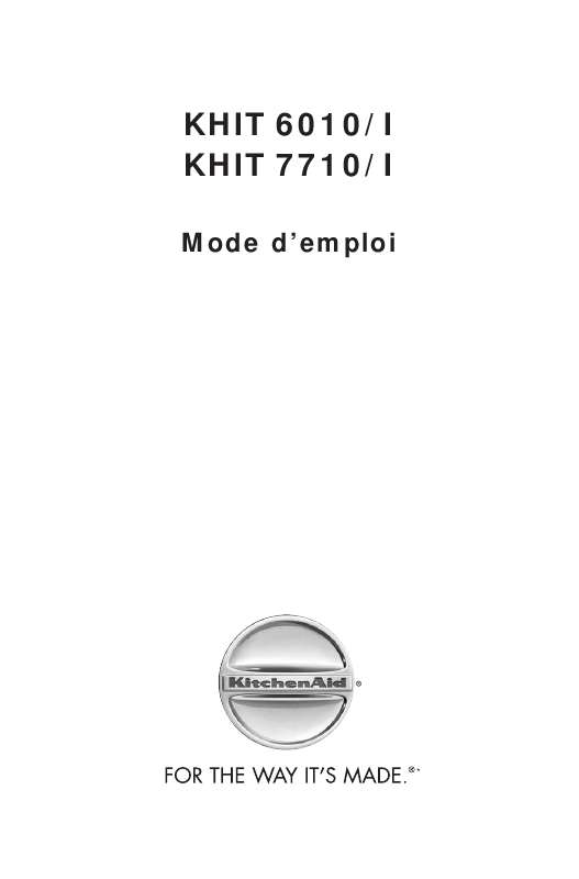 Mode d'emploi WHIRLPOOL KHIT 7710/I