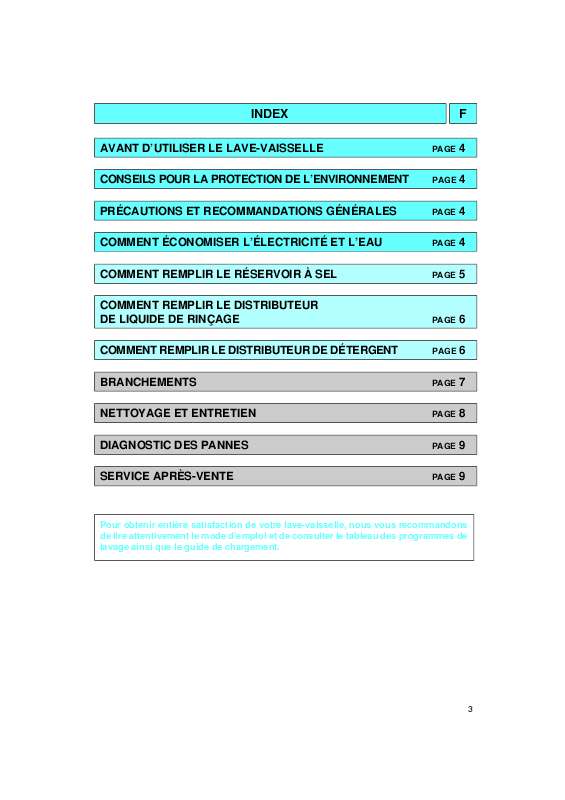Mode d'emploi WHIRLPOOL PSS 2001