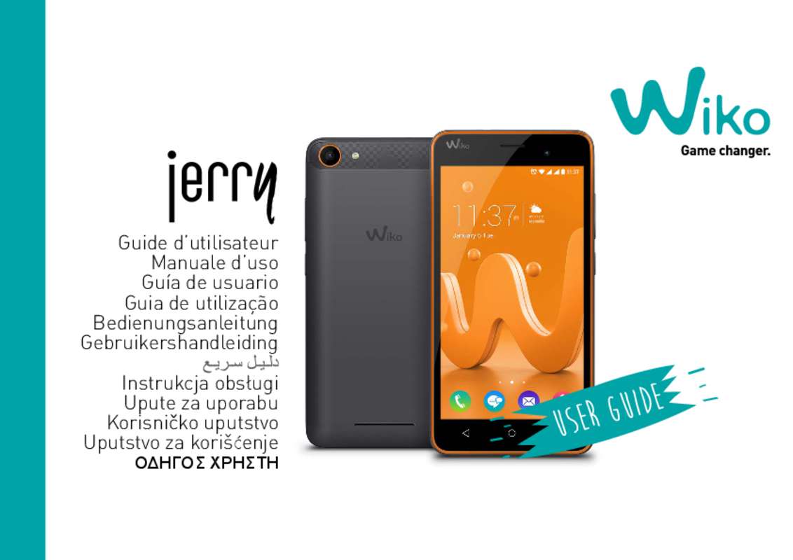 Notice WIKO JERRY - téléphone portable Trouver une solution à un