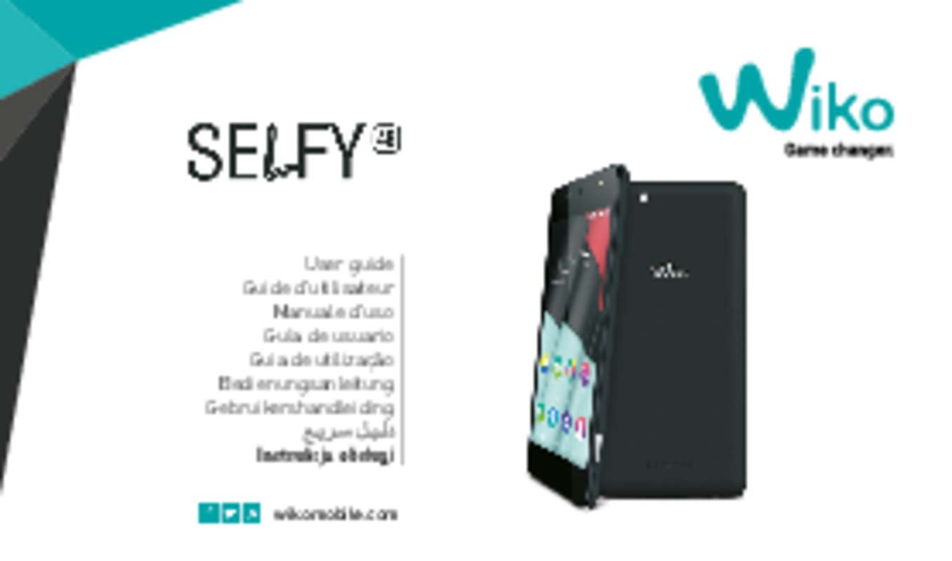 Notice WIKO SELFY - téléphone portable Trouver une solution à un