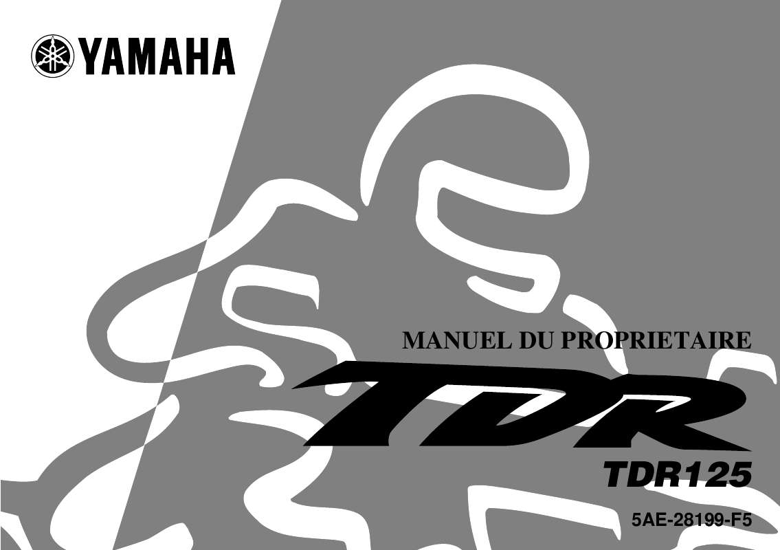 Notice YAMAHA TDR125-2002 - moto roadster Trouver une solution à un ...