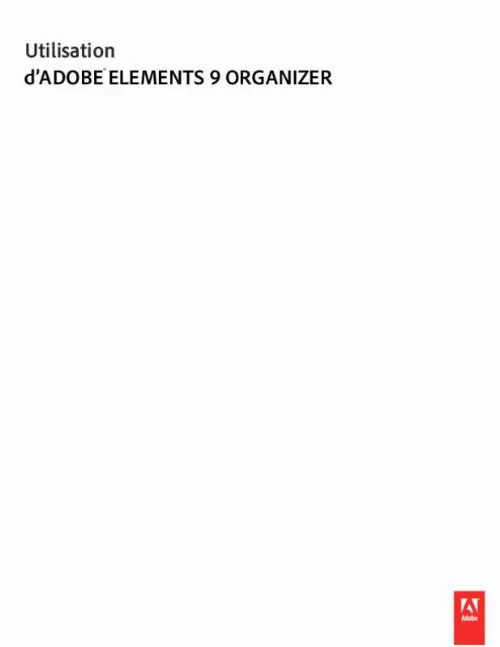 Mode d'emploi ADOBE ELEMENTS ORGANIZER 9