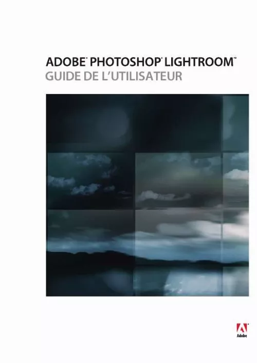 Mode d'emploi ADOBE PHOTOSHOP LIGHTROOM