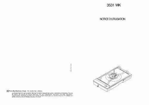 Mode d'emploi AEG-ELECTROLUX 3531WK-M