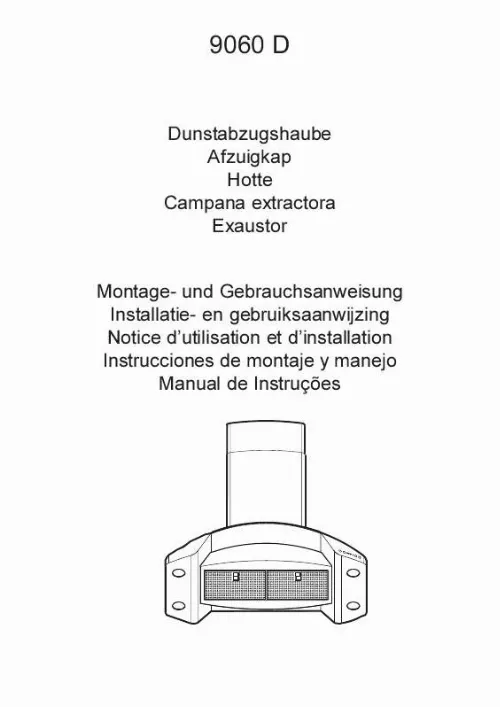 Mode d'emploi AEG-ELECTROLUX 9060D-M