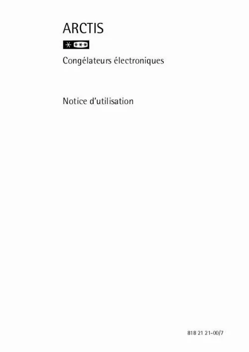 Mode d'emploi AEG-ELECTROLUX A2566-1GS