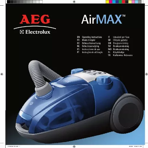 Mode d'emploi AEG-ELECTROLUX AAM6216