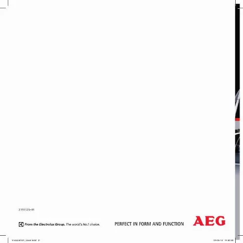 Mode d'emploi AEG-ELECTROLUX AV1150