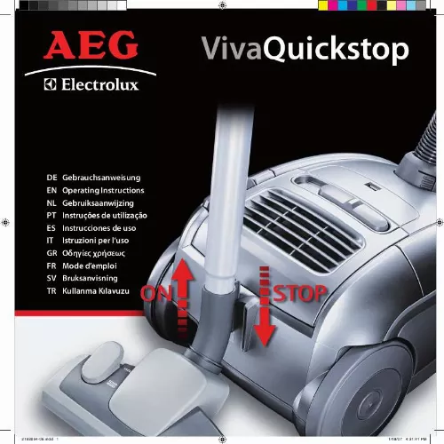 Mode d'emploi AEG-ELECTROLUX AVQ2500