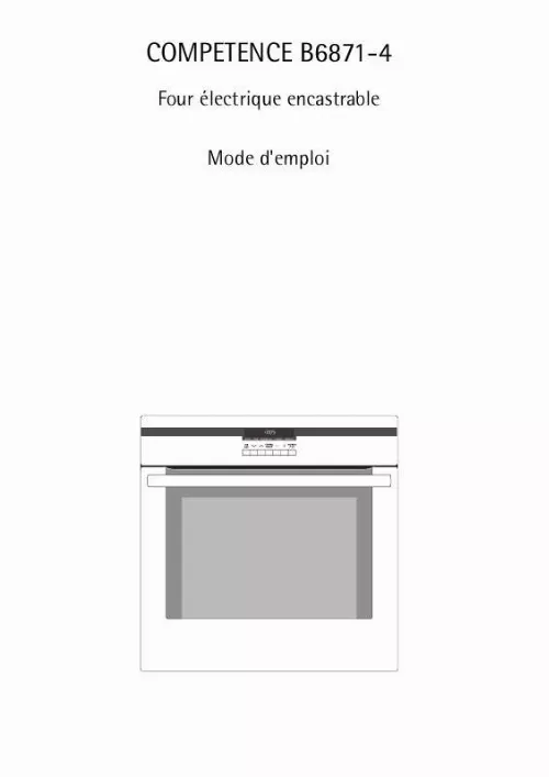 Mode d'emploi AEG-ELECTROLUX B6871-4-M