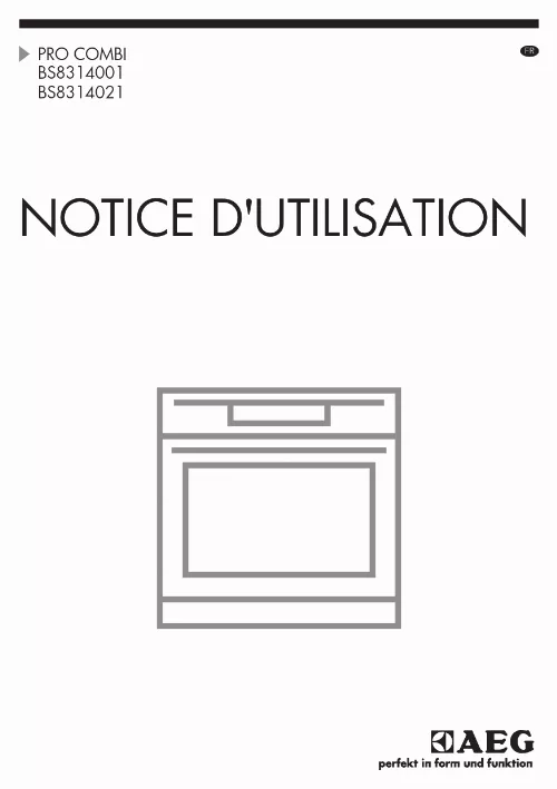 Mode d'emploi AEG-ELECTROLUX BS8314021M