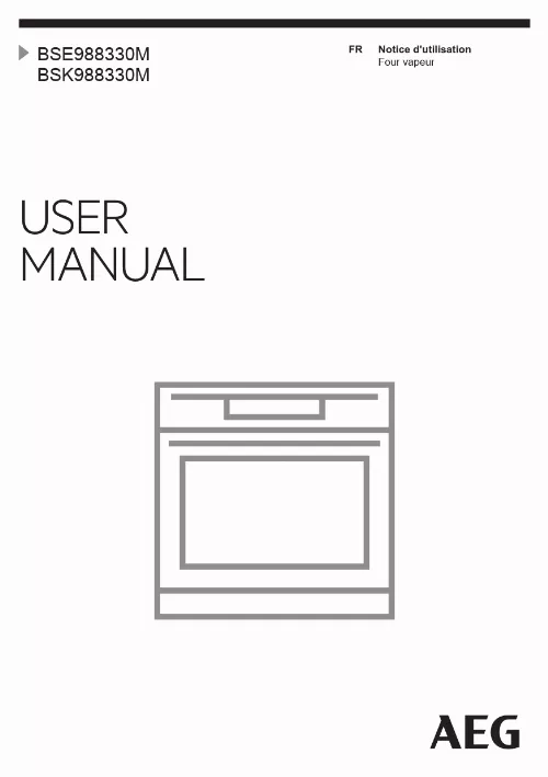 Mode d'emploi AEG-ELECTROLUX BSE988330M