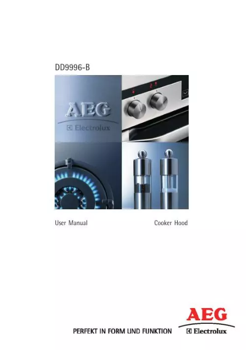 Mode d'emploi AEG-ELECTROLUX DD9996-B