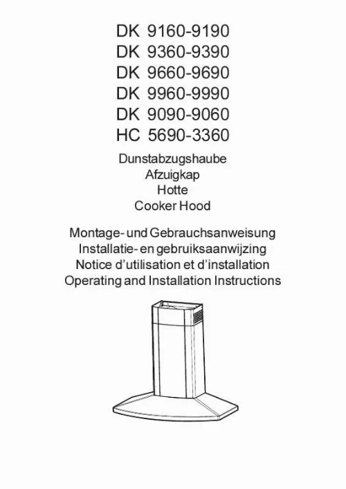 Mode d'emploi AEG-ELECTROLUX DK 9660-9690