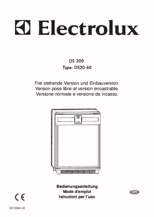 Mode d'emploi AEG-ELECTROLUX DS200FS