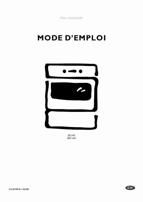 Mode d'emploi AEG-ELECTROLUX EBKL4XSW