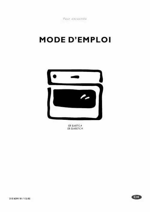 Mode d'emploi AEG-ELECTROLUX EBSL60GTC.4AL