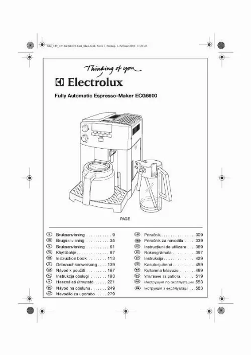 Mode d'emploi AEG-ELECTROLUX ECG6600AU