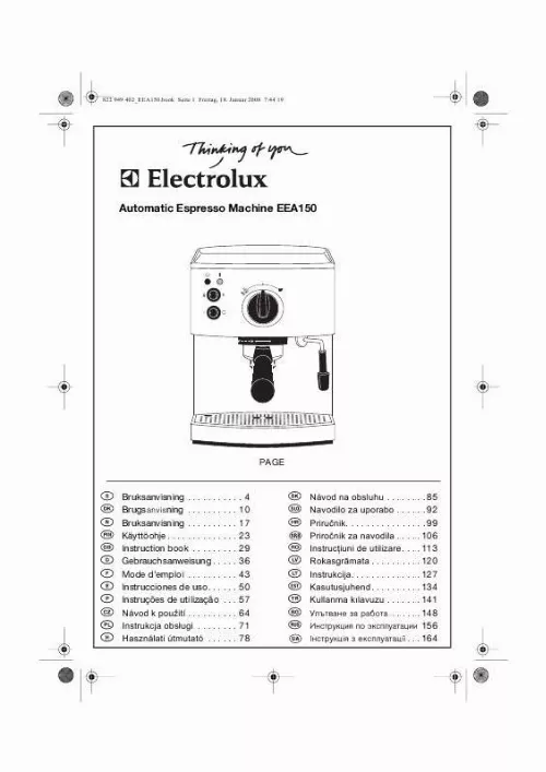 Mode d'emploi AEG-ELECTROLUX EEA150