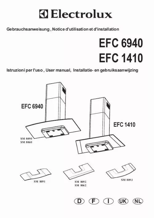 Mode d'emploi AEG-ELECTROLUX EFC1410X-EU