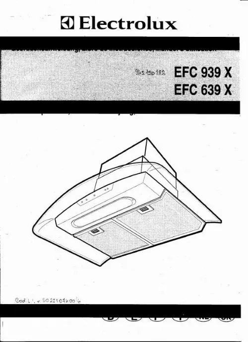 Mode d'emploi AEG-ELECTROLUX EFC639X/CH