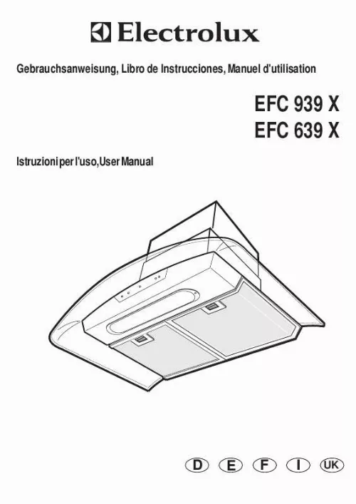 Mode d'emploi AEG-ELECTROLUX EFC639X-CH