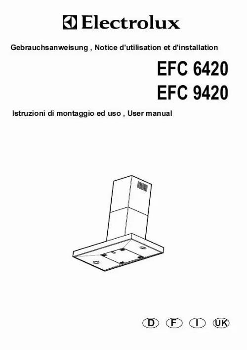 Mode d'emploi AEG-ELECTROLUX EFC6420X-CH
