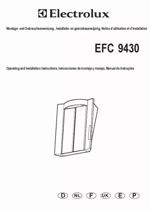 Mode d'emploi AEG-ELECTROLUX EFC9430X