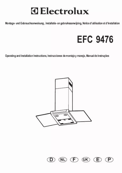 Mode d'emploi AEG-ELECTROLUX EFC9476X