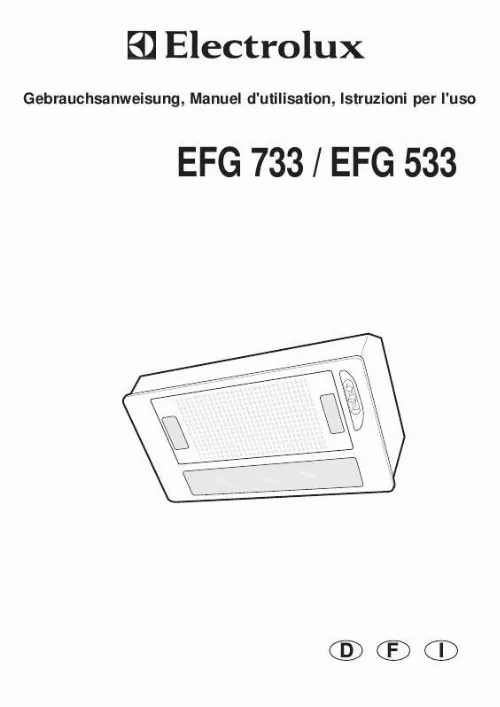 Mode d'emploi AEG-ELECTROLUX EFG733X/CH