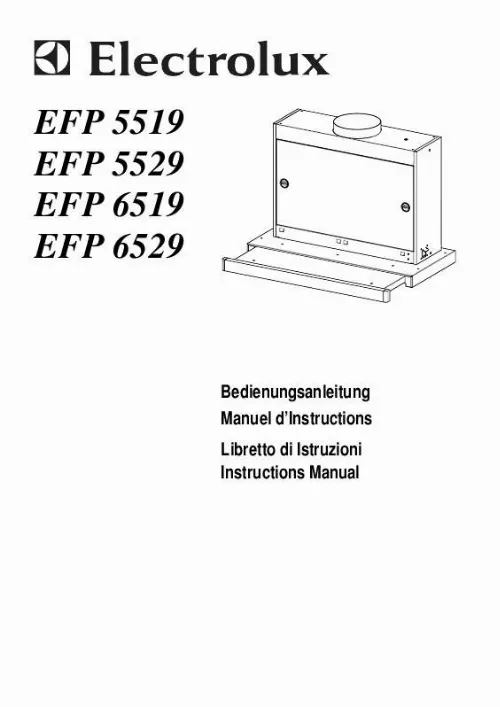 Mode d'emploi AEG-ELECTROLUX EFP5519