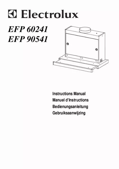 Mode d'emploi AEG-ELECTROLUX EFP60241X